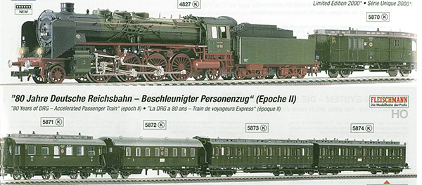Consignment FL4897 - Fleischmann 4897 80 Year DRG Anniversary Set