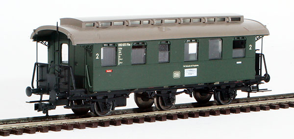 Consignment FL5062 - Fleischmann German 2nd Class Passenger Car with Luggage Compartment of the DB