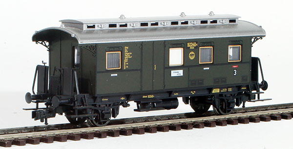 Consignment FL5765 - Fleischmann German 3rd Class Passenger Car with Baggage Compartment of the DRG
