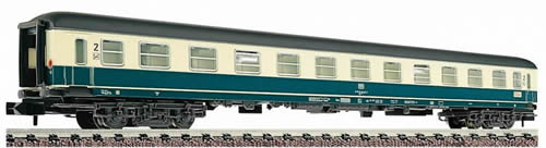 Consignment FL8199 - Fleischmann 8199 - IC/EC compartment coach 2nd class, type Bm.235 of the DB, with electronic train tail lighting
 