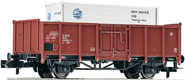 Consignment FL820526 - Fleischmann 820526 - German Gondola Type Es of the DR + Container