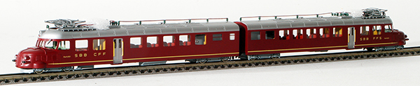 Consignment FU1021 - Fulgurex Swiss Double Railcar Class RAe 4/8 of the SBB/CFF/FFS