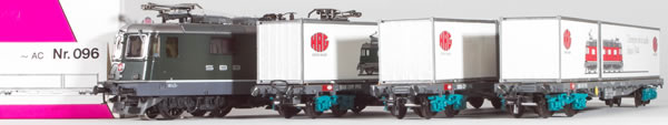 Consignment HAG096 - HAG 096 DIGITAL AC SBB CFF CLASS Re 6/6 50 YEAR CONTAINER SET