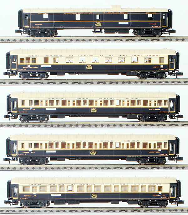 Consignment HN4007 - Arnold HN4007 CIWL Ostende Wien Express 5 Pack of Cars N Scale