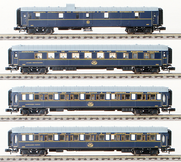 Consignment HN4018 - Arnold HN4018 CIWL Set of 4 Coaches N Scale