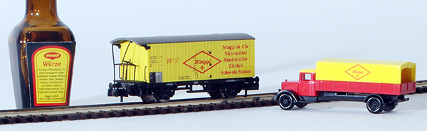 Consignment HN6032 - Hornby Swiss Maggis Car Set (in a Gift Box) 