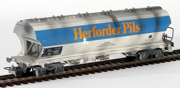 Consignment JF6542 - Jouef German Profesionally Weathered Herforder Pils Tank Car
