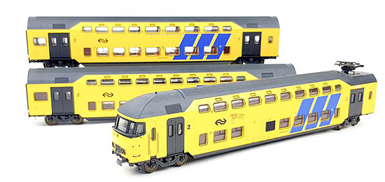 Consignment L149868 - Lima 149868 Dutch 3pc Electric Double Decker Train of the NS
