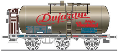 Consignment L235495 - Liliput 235495 Wine Tank Car 3 axle DUJARDIN