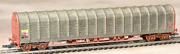 Consignment L303180 - Lima 303180 Flat Wagon with Trapaulin Class Rils