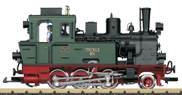 Consignment LG24742 - LGB 24742 - German  DEV “Spreewald” Steam Locomotive 100th Anniversary Model  (Sound Decoder)