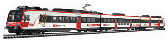 Consignment LI133940 - Liliput 133940 - Swiss SBB Railcar 3 Car Domino  