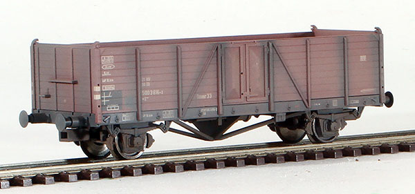 Consignment LI221730 - Hand Weathered Liliput German Open Freight Car of the DB