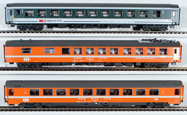 Consignment LS97010 - LS Models Swiss 3-Piece Passenger Car Set of the SBB