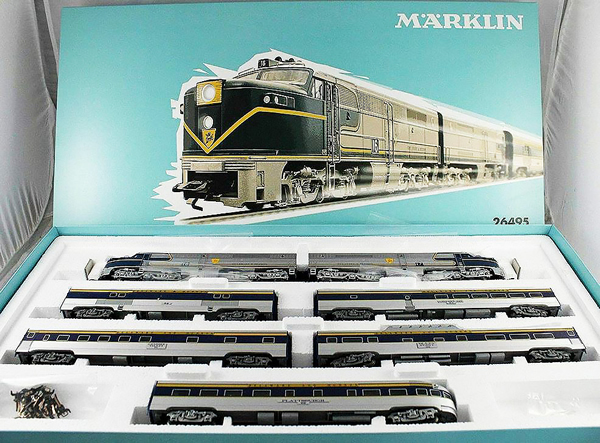 Consignment MA26495 - MARKLIN HO Deluxe Montreal Limited DELAWERE & Hudson Train Set 26495 Digital DECODER MFX and Sounds 