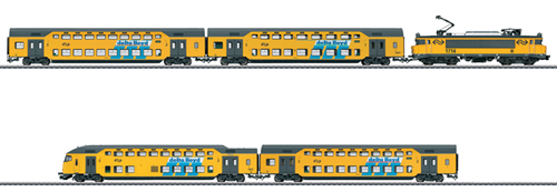 Consignment MA26596 - Marklin 26596 - Dutch Bi-Level Commuter Train of the NS