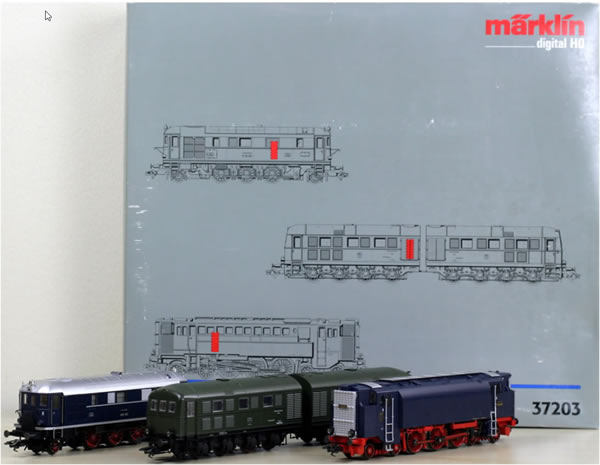 Consignment MA37203 - Marklin DRG Diesel Forefathers Locomotive Set