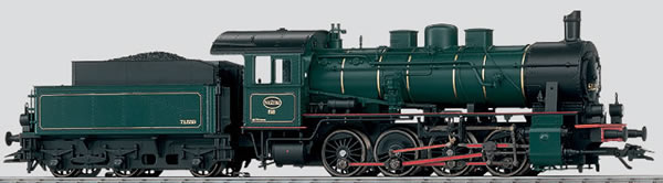 Consignment MA37553 - Marklin Freight train steam locomotive with a tender - Belgian State Railways (81 ser)