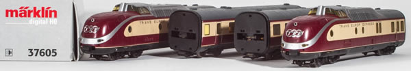 Consignment MA37605 - Marklin 37605 German Diesel Powered Rail Car Train VT 11.5 of the DB (Sound)