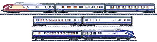 Consignment MA37608 - Marklin 37608 - Diesel Powered Rail Car Class 601 Blue Star Train MHI ONLY