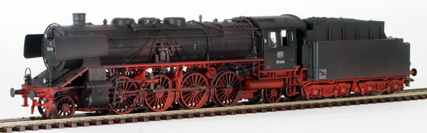 Consignment MA39399 - Marklin German Steam Locomotive BR 39 with Tender of the DB (with Weathering)