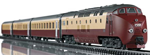Consignment MA39706 - Marklin 39706 - Swiss Diesel Powered Railcar Train Class RAm TEE EDELWEISS (Sound Decoder) - Marklin Club
