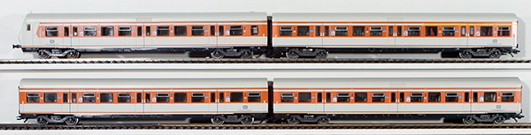 Consignment MA4185-A - Marklin German 4-Piece Push/Pull S-Bahn Passenger Car Set of the DB