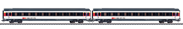 Consignment MA42152 - Marklin Swiss 2pc Express Train Passenger Set type A of the SBB
