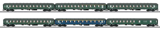 Consignment MA42912 - Marklin 42912 - German 6pc Interzone Express Train Passenger Car Set of the DB