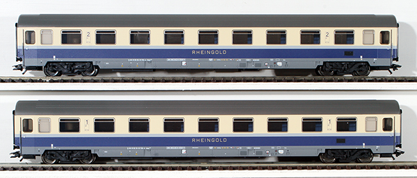 Consignment MA43870.002 - Marklin 2-Piece Rheingold Express Train Passenger Car Set
