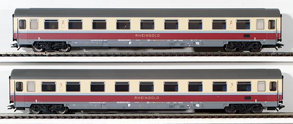 Consignment MA43870.004 - Marklin 2-Piece Rheingold Express Train Passenger Car Set