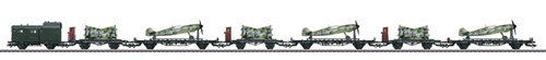 Consignment MA45090 - Marklin 45090 - 7pc German Airplane Transport Freight Car Set of the DRG