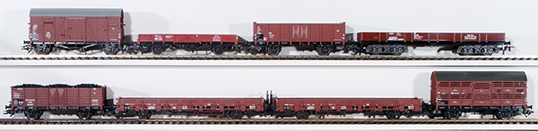 Consignment MA46065-A - Marklin German 8-Piece Freight Car Set of the DB