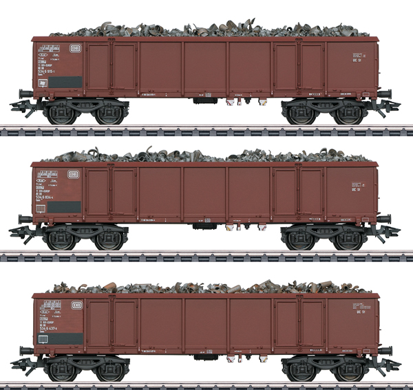 Consignment MA46914 - Marklin 46914 - DB Type Eaos 106 Freight 3-Car Set, Era IV