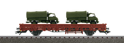 Consignment MA46958 - Marklin 46958 - German Federal Army: Transport by Rail for 2 Unimog Light Weight Trucks