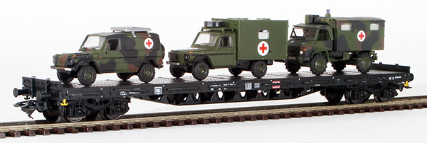 Consignment MA47015 - Marklin German Federal Army Transport of 3 First Aid Vehicles 