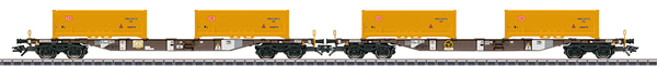 Consignment MA47131 - Marklin 47131 - DB KLV Type Sgns Container Transport 2- Car Set, Era V