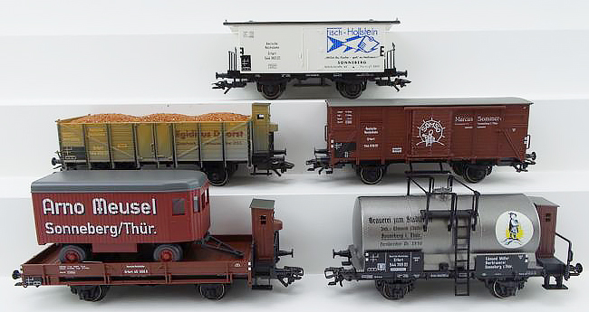 Consignment MA47895 - Marklin 47895 Set with 5 wagons 650 years Sonnenberg
