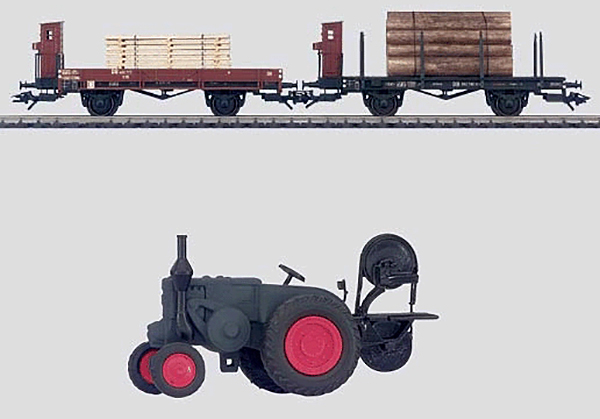 Consignment MA47905 - German Log and Wood Transport Set