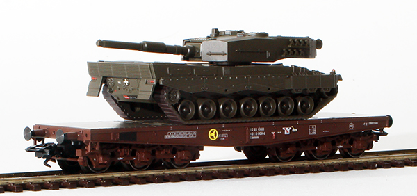Consignment MA48683 - Marklin Austrian Flat Car with a Federal Army Leopard Tank