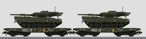 Consignment MA48739 - Marklin 48739 - German Federal Army: Transport by Rail for 2 Leopard 2 A1 Combat Tanks