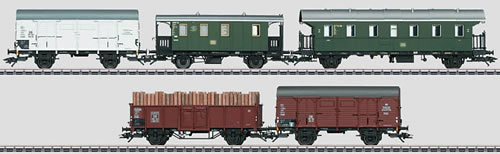 Consignment MA48816 - Marklin 48816 - German 5pc Freight and Passenger Car Set of the DB