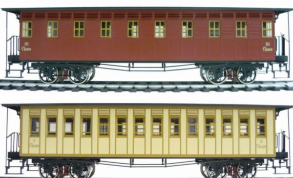Consignment MA58032 - Marklin Royal Wurttemberg State Railways 2 Passenger Car Set
