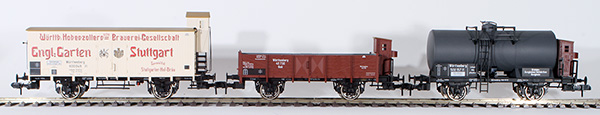 Consignment MA58213 - Marklin Era I Wurttember Freight Car Set