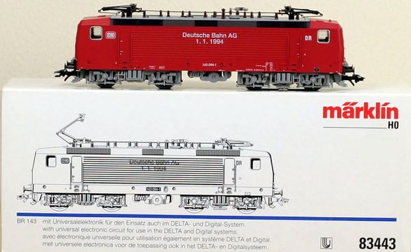 Consignment MA83443 - Marklin 83443 - Electric Locomotive BR 143 Delta