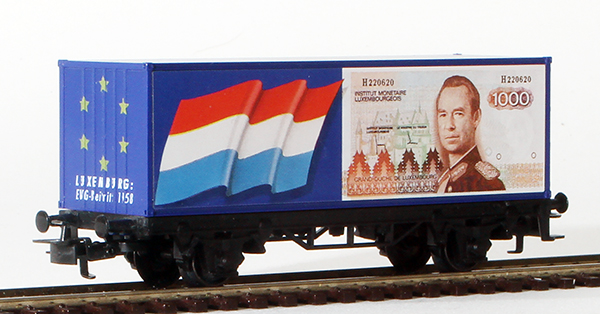 Consignment MA84570 - Marklin Europe 1993 Luxembourg Container Car