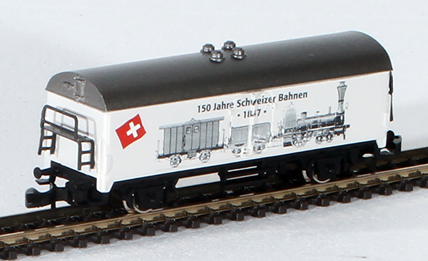Consignment MA8600s1997 - Marklin German Refrigerated Car Commemorating 150 Years of Swiss Railways