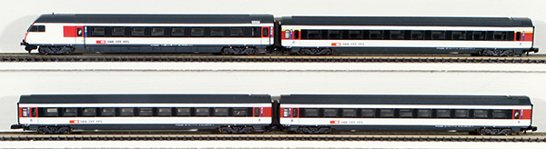 Consignment MA87456 - Marklin Swiss Express 4-Piece Passenger Car Set of the SBB 