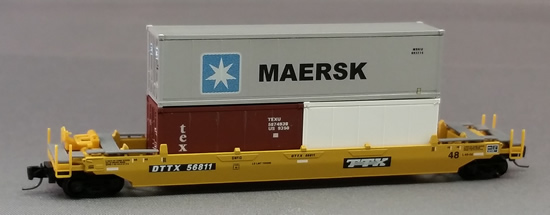 Consignment MT13001-2 - Gunderson Husky-Stack Well Car Trailer Train Company DTTX 56811