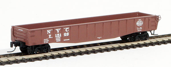Consignment MT13102 - Micro-Trains American 50 Gondola, Fishbelly Side, w/ Drop Ends of the New York Central Railroad 